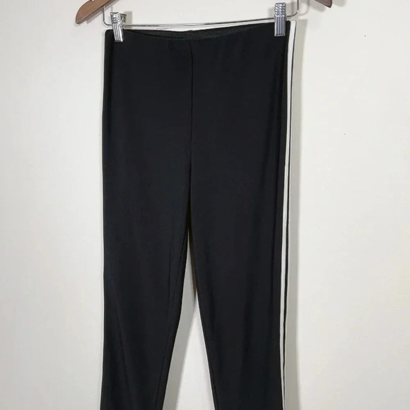 JOSEPH RIBKOFF | BLACK STRIPED PANT - Picture 4 of 11